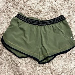 BNWOT Olive Green Beachbody Shorts